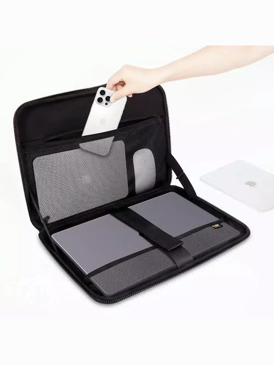 Tech Protect Kevlar Pro Weatherproof Medium Sleeve Universal Macbook 15-16 Notebooks 15-16 Tablets 15/16 Black
