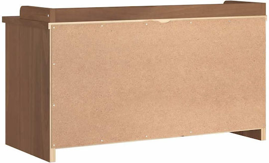 Sandens Mobilier de Intrare cu Dulap pentru Pantofi & Bancă Cafea 87x40x50cm