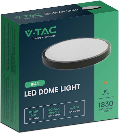 V-TAC Rund Draußen LED Panel 24W mit Natürliches Weiß Licht 4000K