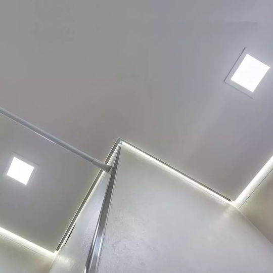 V-TAC Platz Vertieft LED Panel 24W mit Warmes Weiß Licht 3000K