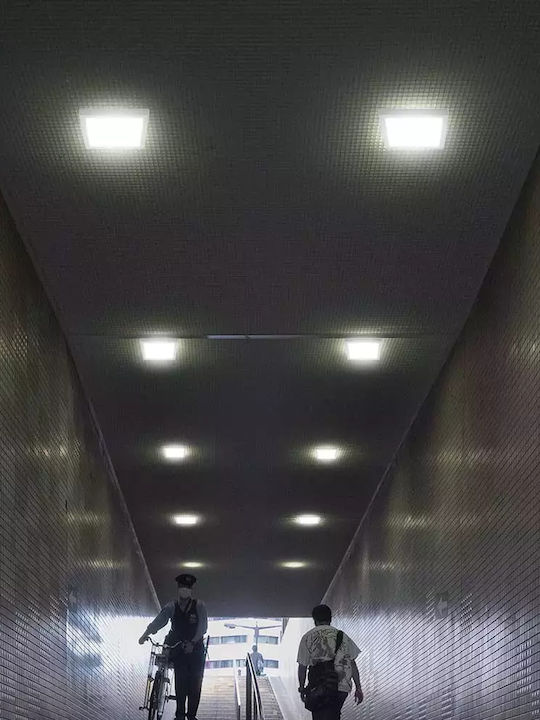V-TAC Square LED Panel 6W with Warm White Light 3000K