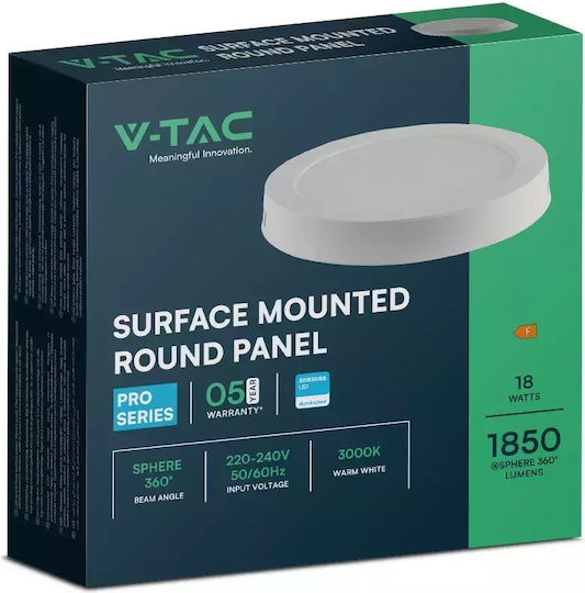 V-TAC LED Panel 18W V-TAC LED Panel 18W