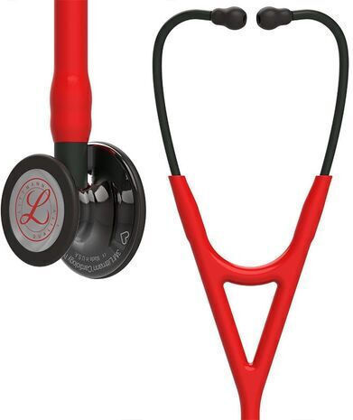 3M Littmann Cardiology IV Кардиологичен Стетоскоп Непрекъснато с Двоен Конус Червен