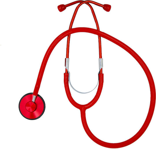 Wimed HS30A2 Adults Non Chill Single Head Stethoscope Red