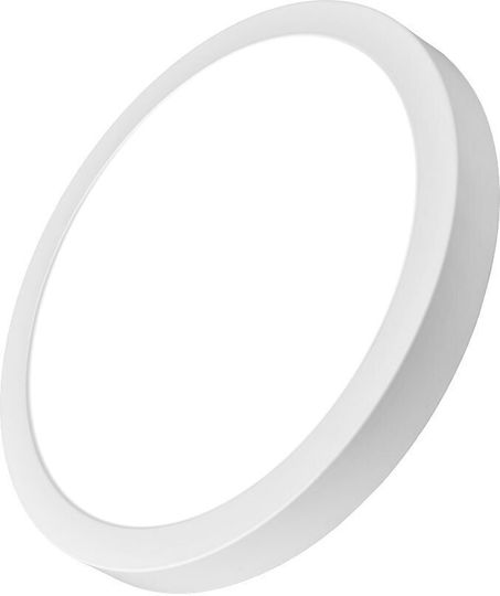 Braytron Στρογγυλό LED Panel 36W με Θερμό Λευκό Φως 3000K