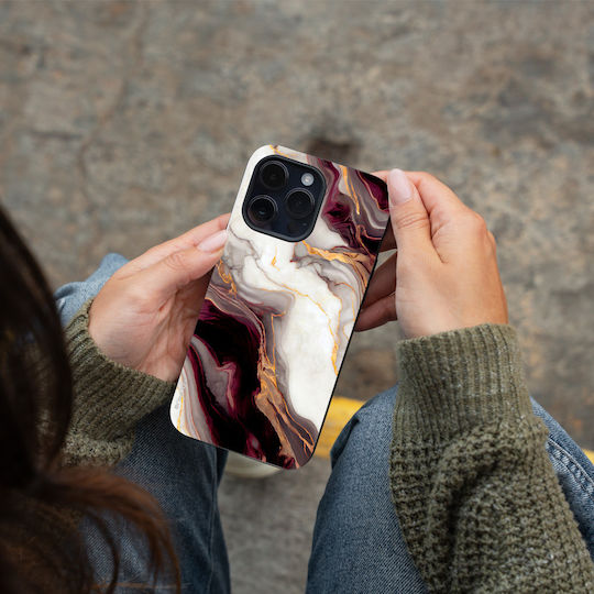 Sonique Marble Serie Hülle Honor 90 5G Bordeaux