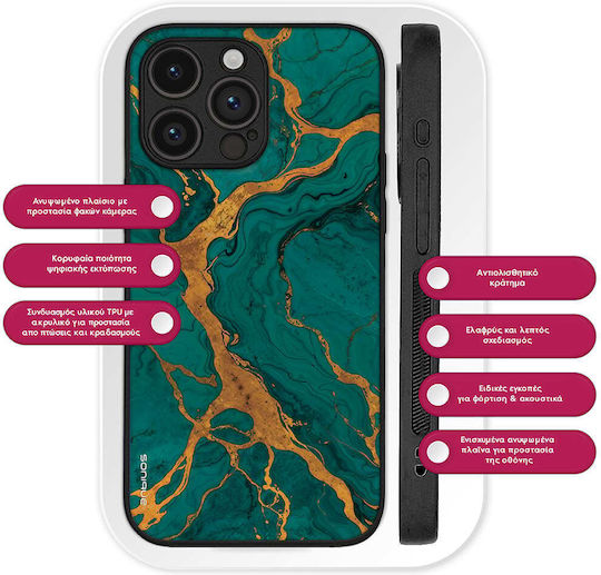 Carcasă Seria Sonique Marble Honor 70 5G Verde