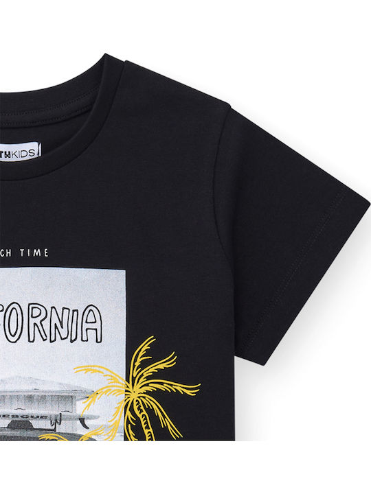 Kids' Shirt Short Sleeve Black