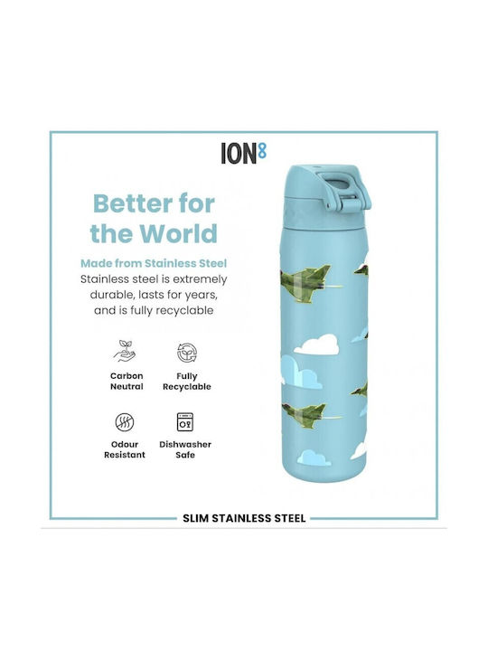 Ion8 Παγούρι Ανοξείδωτο 600ml Πολύχρωμο