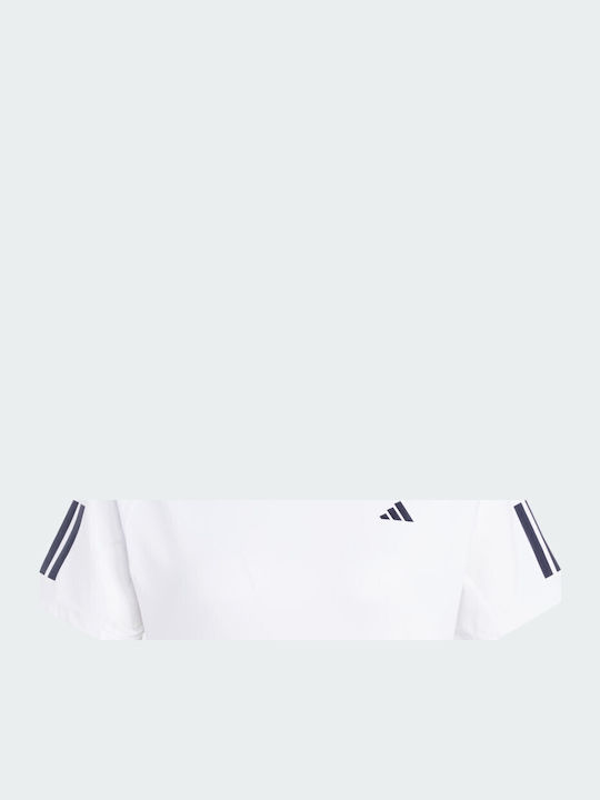 adidas 3-Stripes JN7094 Γυναικεία Μπλούζα Λευκή