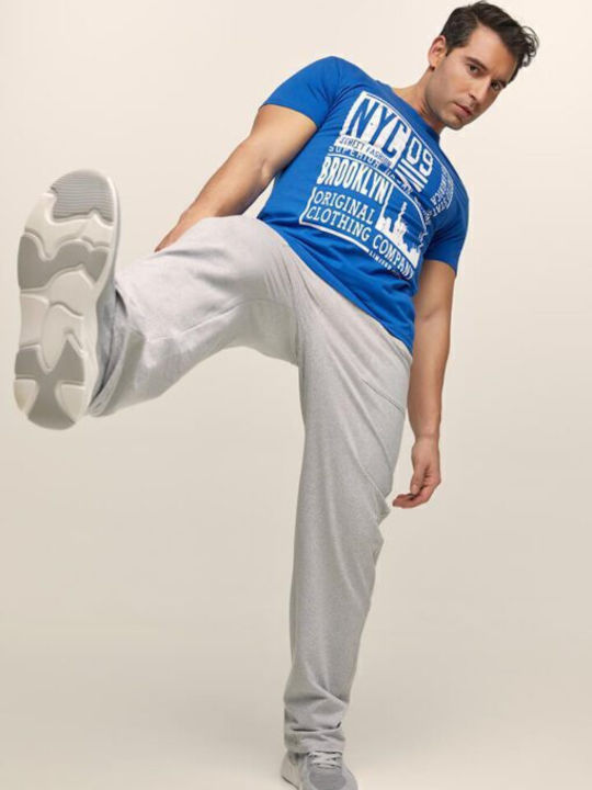 Sweatpants with Elastic Gray