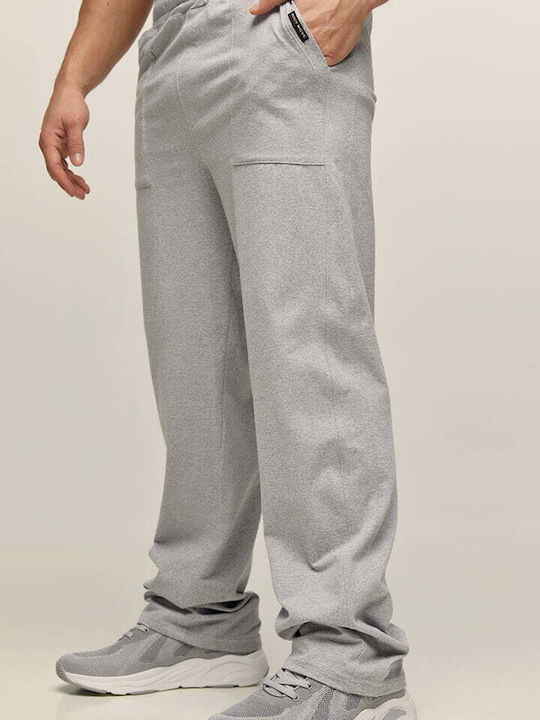 Sweatpants with Elastic Gray