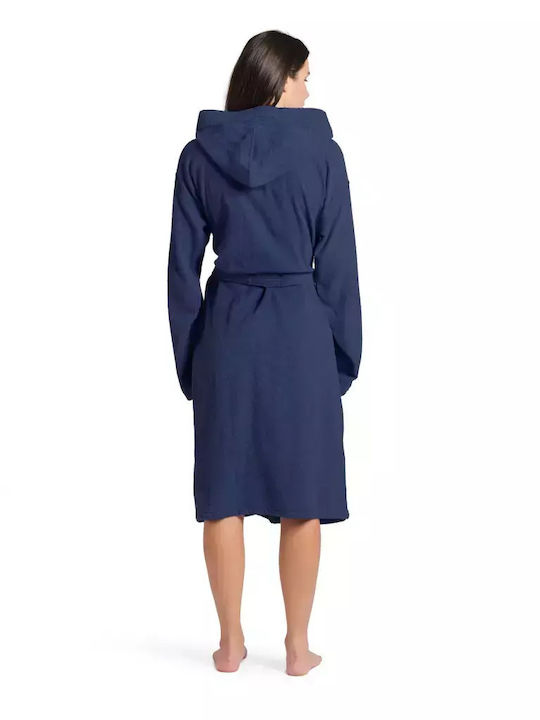 Arena Zeppelin Light Robe Μπουρνούζι 009019710 Μπλε Βαμβακερό