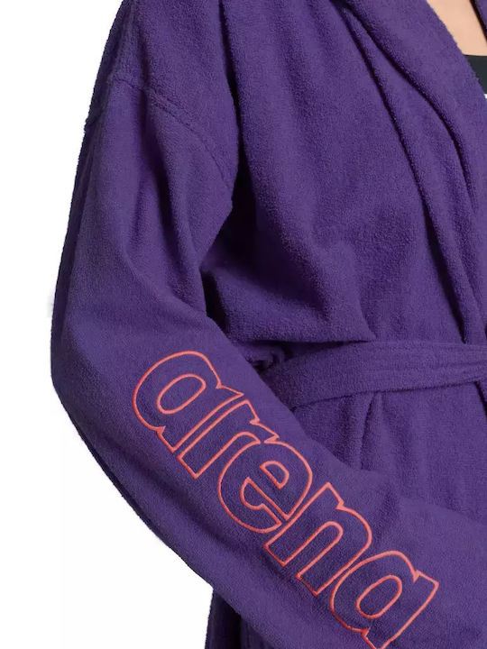 Adult Cotton Bathrobe Arena Zeppelin Light Robe Violet 009019930 Purple