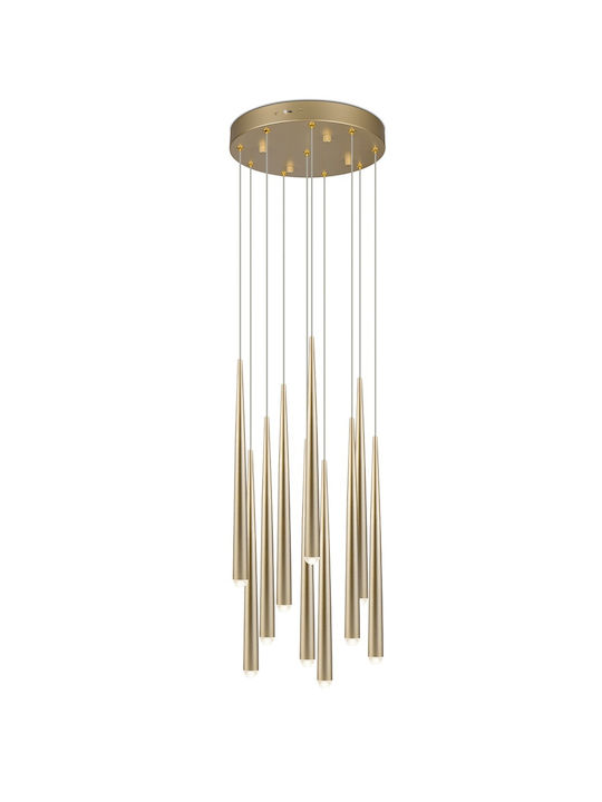 Trio Lighting Висящо Осветително Тяло Златист