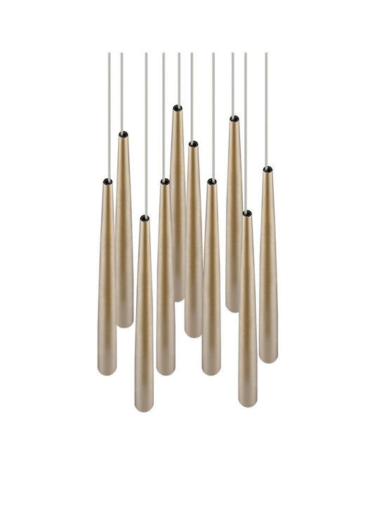 Trio Lighting Висящо Осветително Тяло Златист
