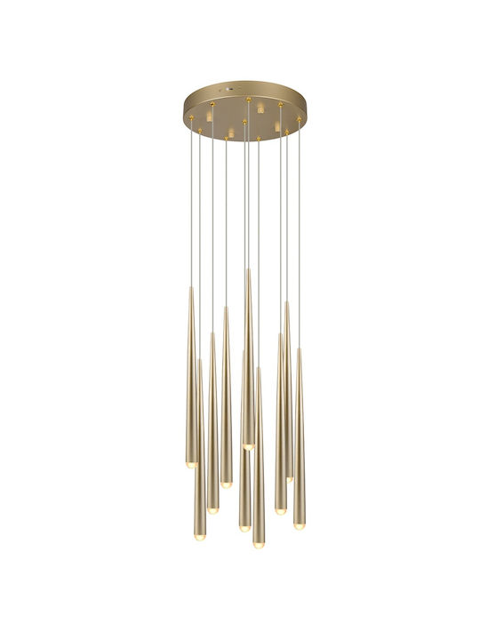 Trio Lighting Висящо Осветително Тяло Златист