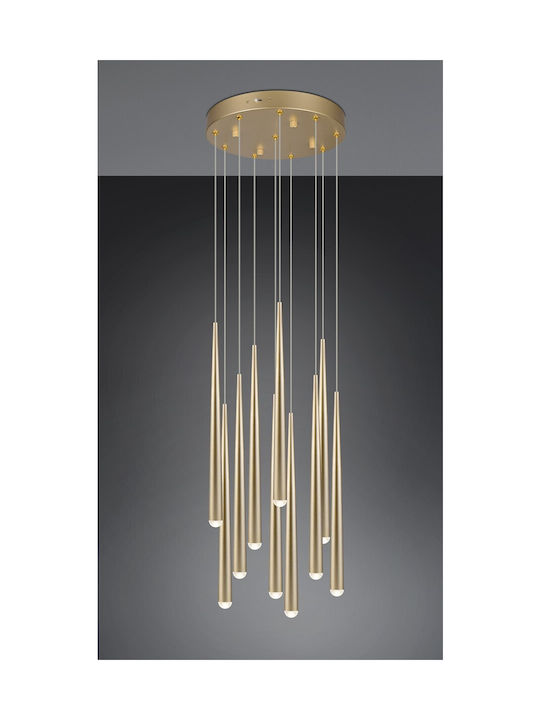 Trio Lighting Висящо Осветително Тяло Златист