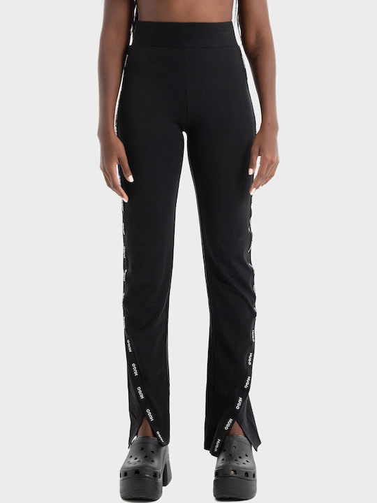 Hanna Women's Fabric Trousers Flared Black