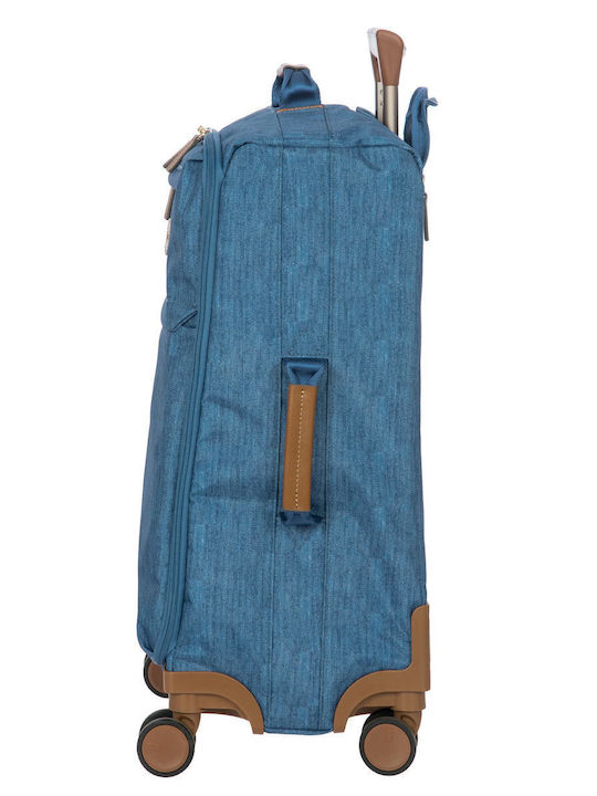 Bric's Milano X-travel Cabin Travel Suitcase Fabric Jeans with 4 Wheels Height 55cm