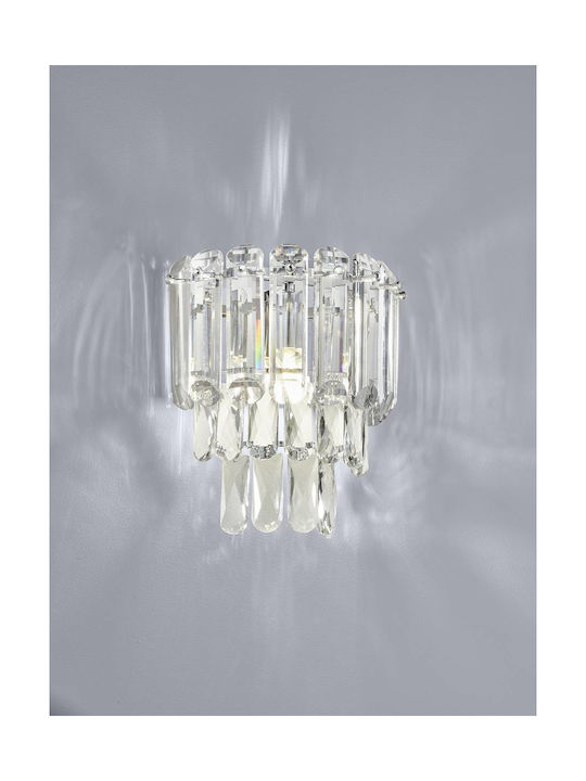 Trio Lighting Μοντέρνο Φωτιστικό Τοίχου Ασημί