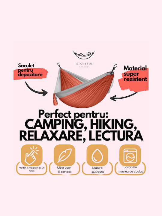 Aiură Paracașă Dublu material textil Portocaliu 270x140buc Aiură Paracașă Dublu material textil Portocaliu 270x140buc