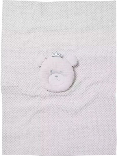 Das Home Blanket Nursery Swaddling Blankets Waffle Gray with Animal 75x100cm