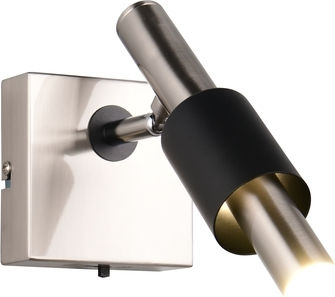 Trio Lighting Einzel Spot in Silber Farbe