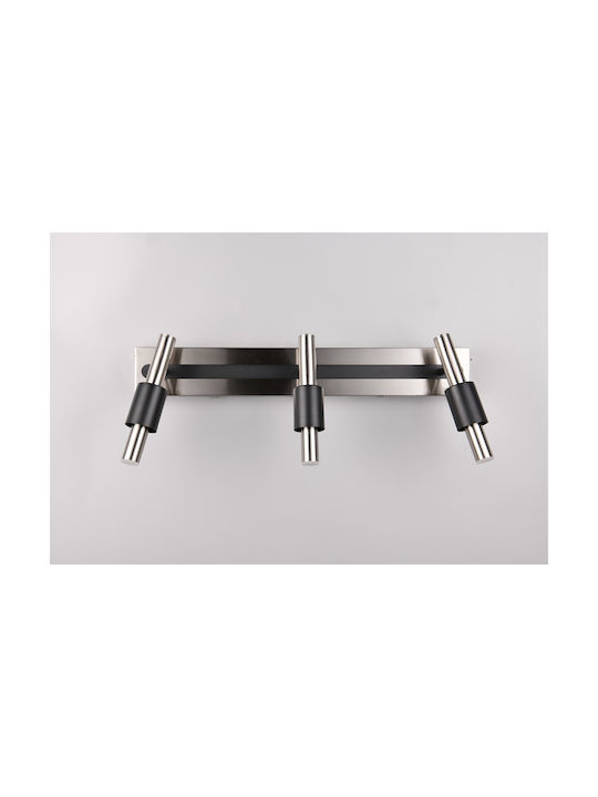 Trio Lighting Triplu Spot în Culoare Argintiu