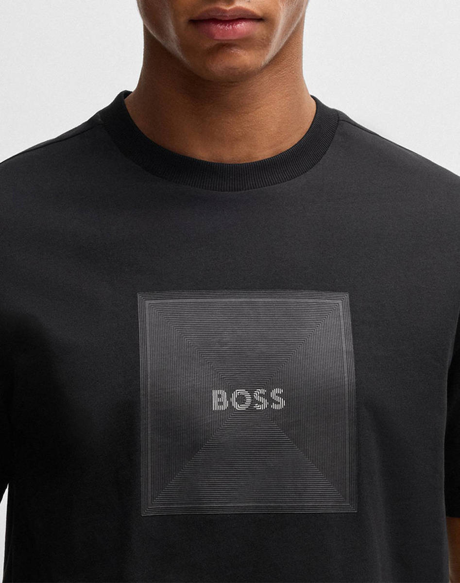 Tシャツ・カットソー BOSS Men T-shirt Black 50538096 001 Men's T-Shirt by HUGO BOSS | 50538096 Black | Boutique Vvög
