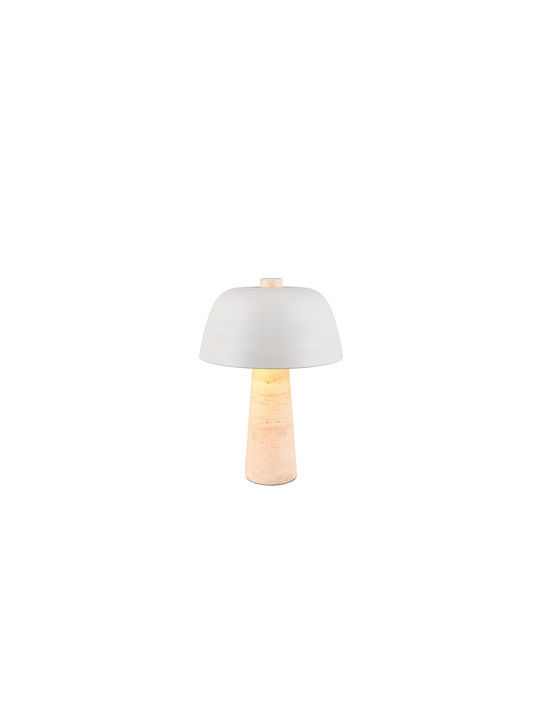 Trio Lighting Πορτατίφ με Γκρι Καπέλο και Βάση