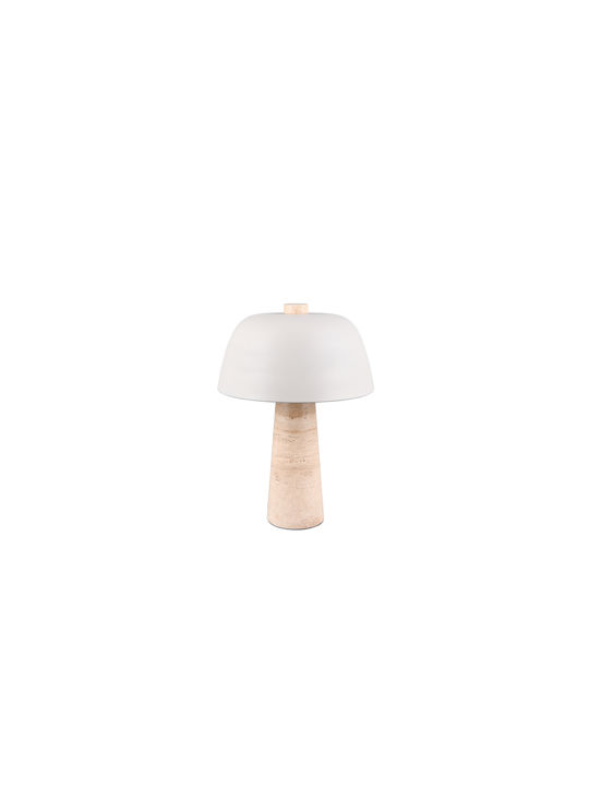 Trio Lighting Πορτατίφ με Γκρι Καπέλο και Βάση
