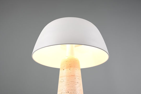 Trio Lighting Tischlampe mit Gray Schirm und Basis