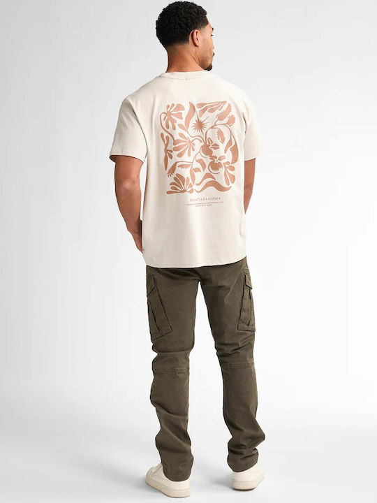 T-shirt Εκρου