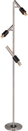 Trio Lighting Floor Lamp Silver