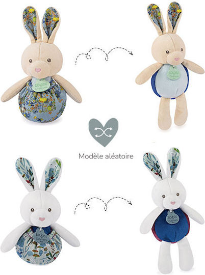 Doudou et Compagnie Iepuraș de pluș Albastru deschis 20 cm.