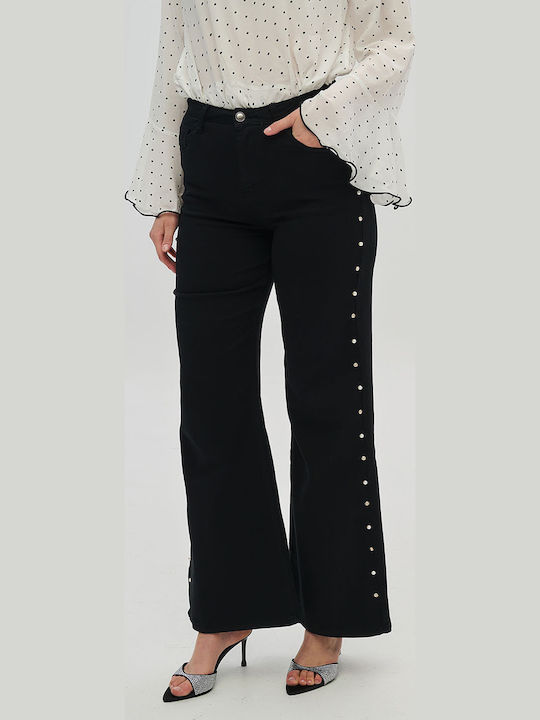 High Waist Women's Jean Trousers in Bootcut Fit JIN