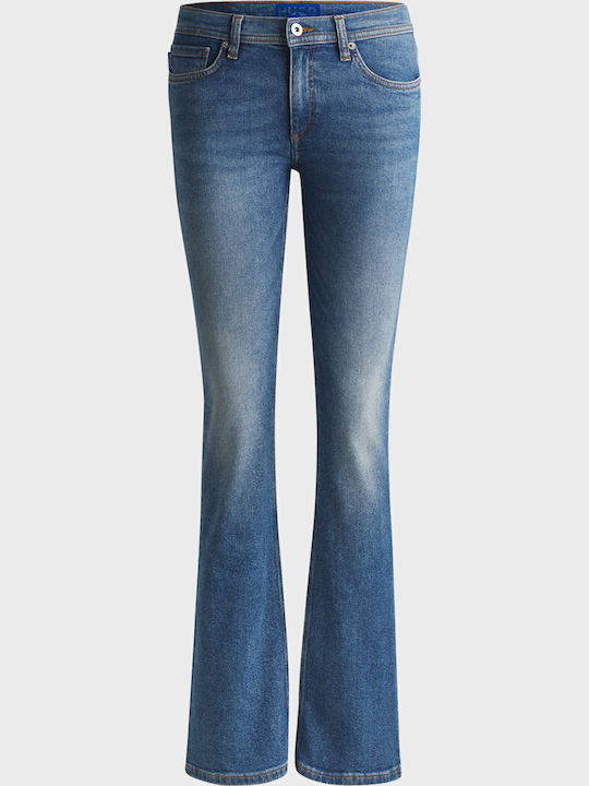 Γυναικείο Jean Παντελόνι Καμπάνα Dark Aged Denim