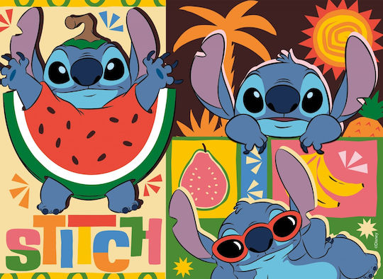 Puzzle pentru Copii Lilo And Stitch 48buc Lisciani Giochi