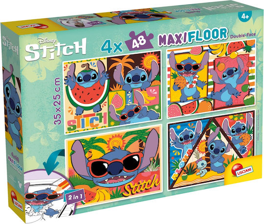 Puzzle pentru Copii Lilo And Stitch 48buc Lisciani Giochi