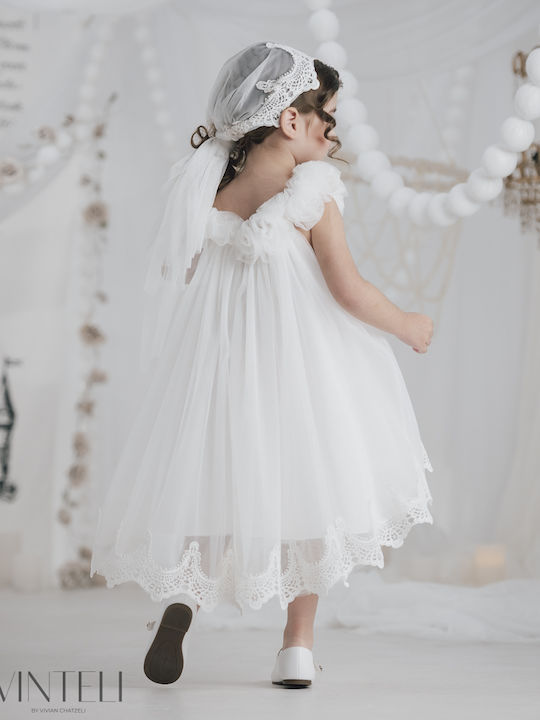 Vinte li Ecru Rochie de Botez
