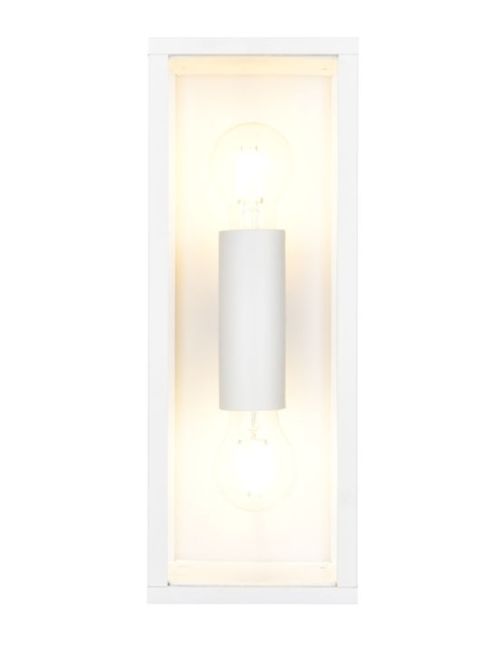 Trio Lighting Garonne Επιτοίχιο Εξωτερικό Φωτιστικό Λευκό