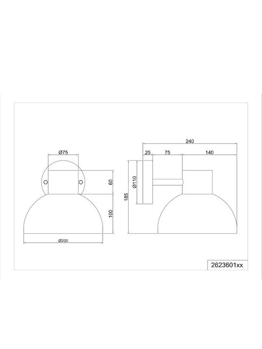 Trio Lighting Wall-Mounted Outdoor Light