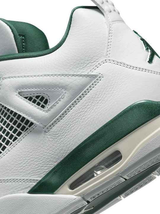 Air  4 Retro Ανδρικά Μποτάκια White / Oxidized Green / Neutral Grey