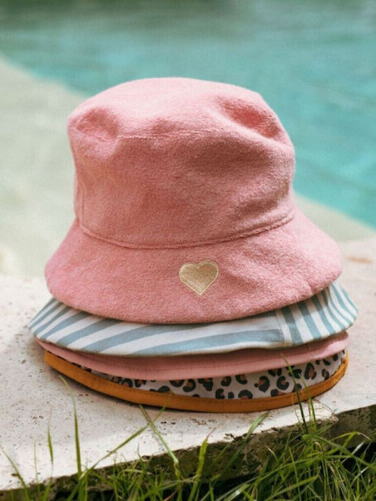 KiETLA Kids' Hat Bucket Fabric Sunscreen Pink