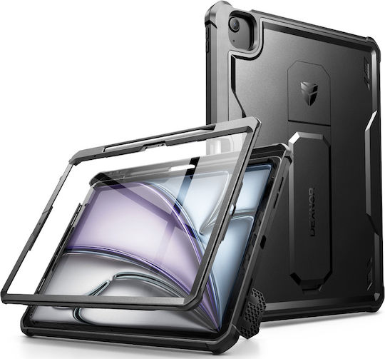 Удароустойчив калъф iPad 10.9 2022 10-то поколение Dexnor пълен корпус черен