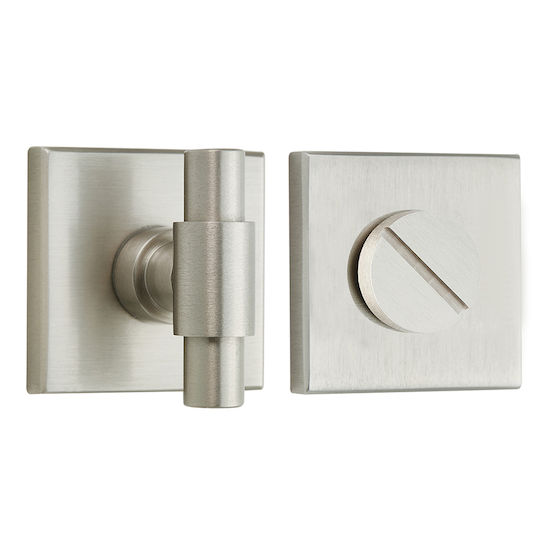 Set Square Rosette WC Security Latch Zogometal 1846 Bronze