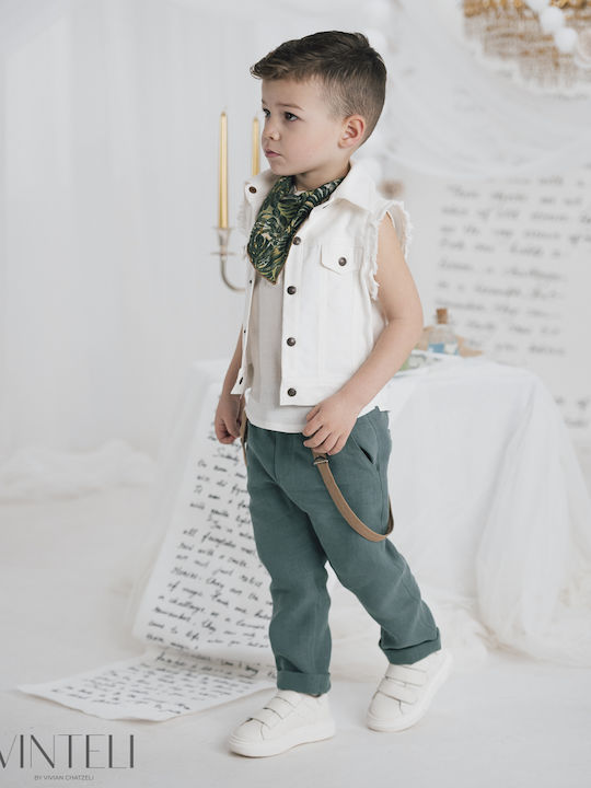 Vinte li Baptism Suit Green