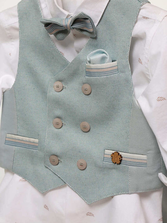 Mi Chiamo Baptism Suit Green