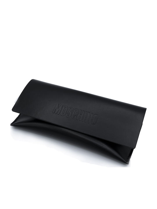 Moschino Unisex Γυαλιά Ηλίου με Μαύρο Κοκκάλινο Σκελετό και Μαύρο Φακό MOS165/S 807/IR
